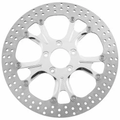 Performance Machine 11.8" Luxe Chrome Front Brake Rotor