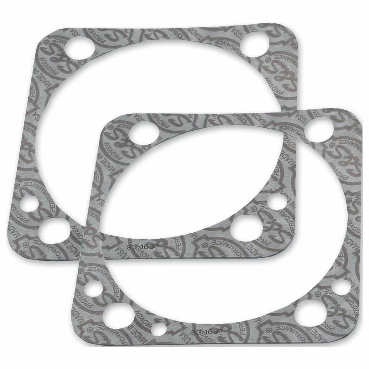 S&S Cycle 4" Bore, .018" Thick Graphite Base Gaskets