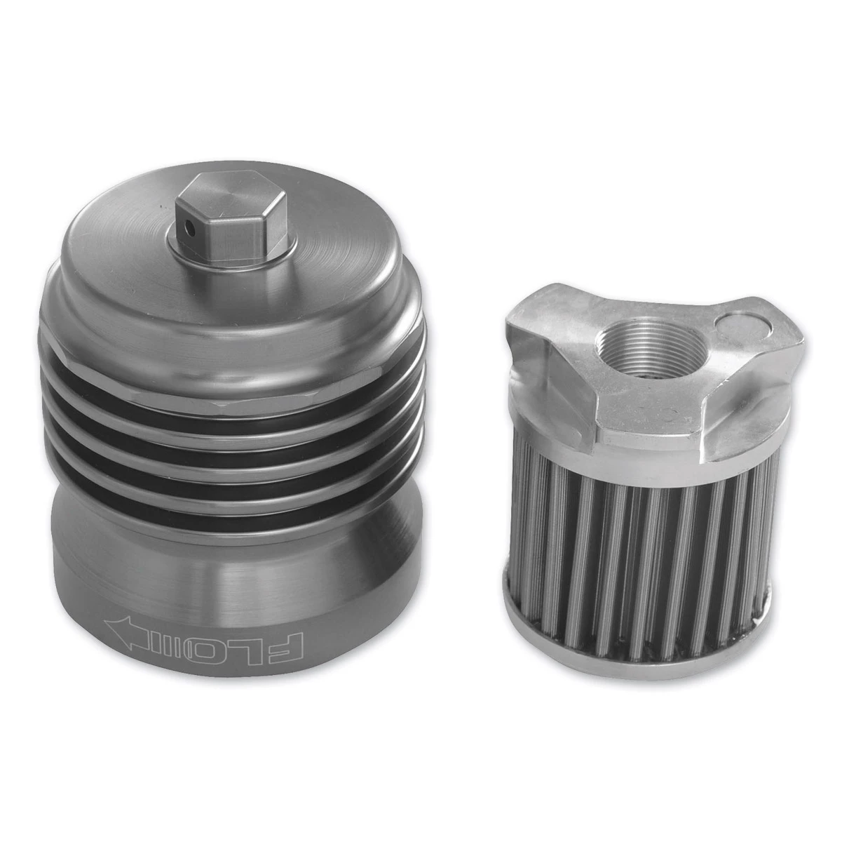 FLO Reusable Spin On Oil Filter Polished
