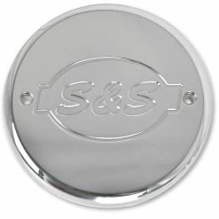 S&S Cycle Chrome Logo Air Cleaner Cover