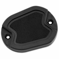 Brass Balls Cycles Black Knurled Front Master Cylinder Cover