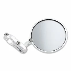 CRG 3" Silver Hindsight Left Bar End Mirror