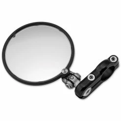 CRG 3" Black Hindsight Lane Splitter Right Bar End Mirror
