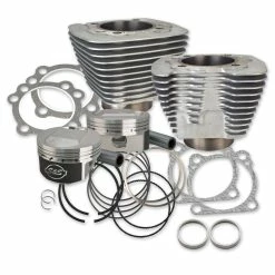 S&S Cycle Silver 1250cc Conversion Kit With Dome Top Pistons