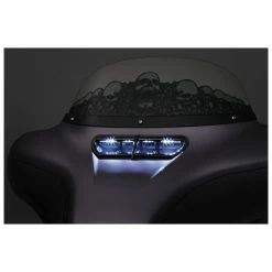 Kuryakyn Gloss Black LED Fairing Vent Accent
