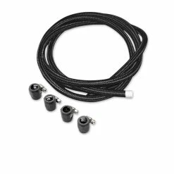 Goodridge 12' Black Braided Oil Line Kit