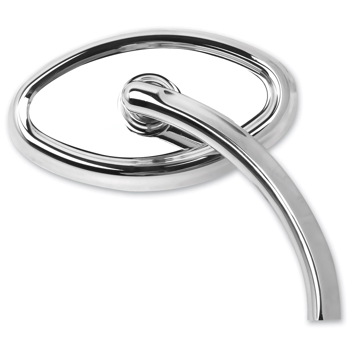 Arlen Ness Curvaceous Cat Eye Short Stem Chrome Mirrors