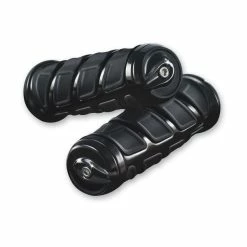 Kuryakyn Kinetic Black Grips For 1" Handlebars