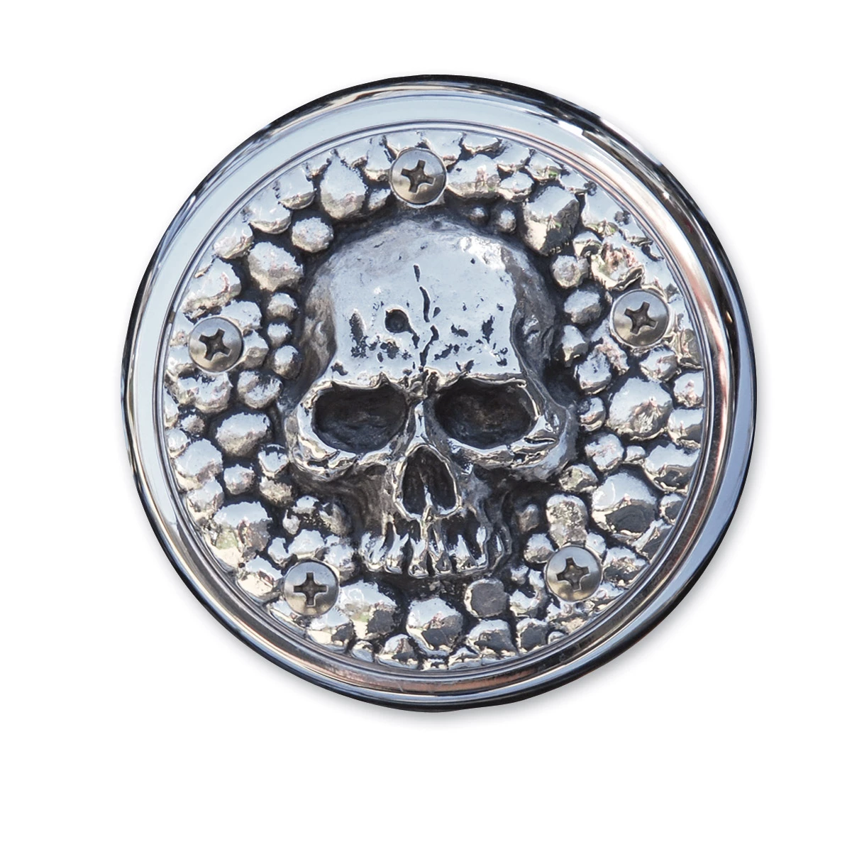 Chrome Dome Polished Skull Points Cover