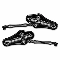 Precision Billet Black Darkside Billet Mirrors