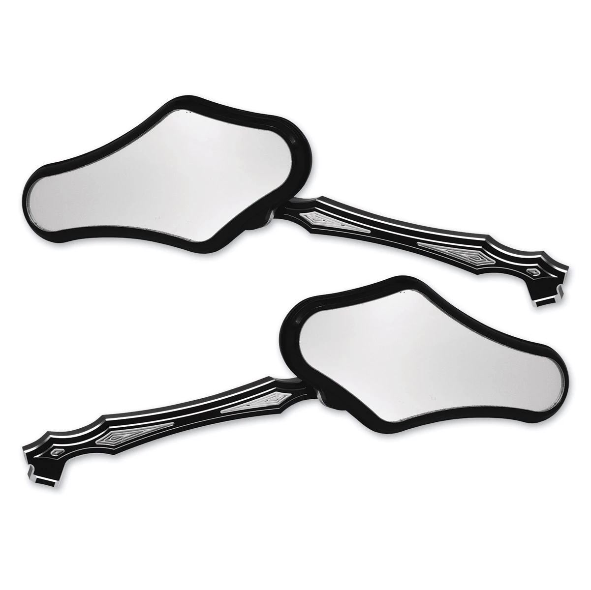 Precision Billet Black Darkside Billet Mirrors - Image 2