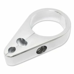 Milwaukee Twins 1-1/4" 2 Hole Chrome Throttle/Idle/Brake Cable Clamp