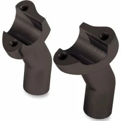 J&P Cycles Black Pullback 3-1/2" Risers