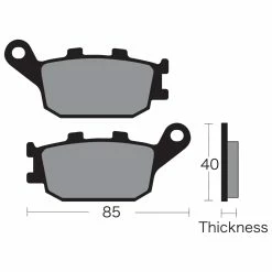 Vesrah Brake Rear Semi-Metallic