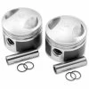 Twin Power Cast Replacement Piston Kit, 3.447" Bore, 9:1