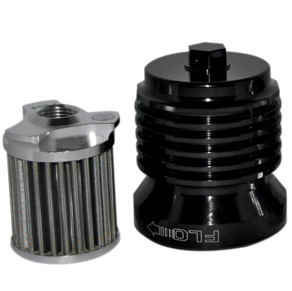 FLO Reusable Spin On Oil Filter Black