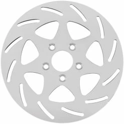 Biker's Choice 7-Spade Mirror Polished Rear Brake Rotor