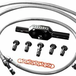 Goodridge High End Bagger Quad Front Brake Line Kit With ABS