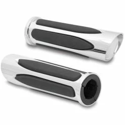 Arlen Ness Chrome Deep Cut Comfort Grips