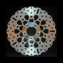 EBC Brakes Custom 10-Button Floating Contour Rear Brake Rotor