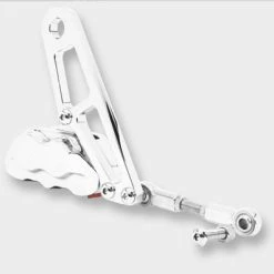 HHI 4-Piston Rear Brake Caliper Kit For Custom Rigid Application With 11.5″ Rotor, 1″ Axle