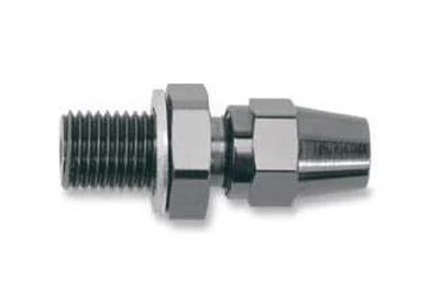 Russell Renegade Black Steel 3/8″-24 Male Straight Fitting