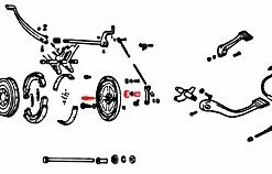 V-Twin Manufacturing Mechanical Brake Pivot Stud Kit