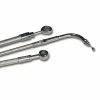 Magnum Polished Stainless Braided Rear Brake Line Kit