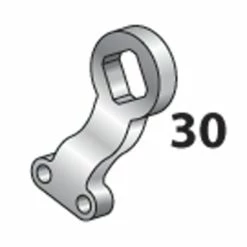 V-Twin Manufacturing Mechanical Brake Cross Shaft Lever