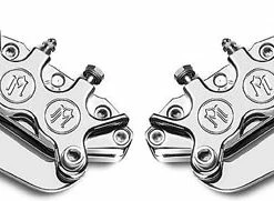 Performance Machine Polished 4 Piston Front Caliper Kit