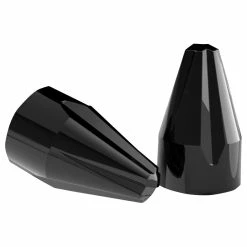 Ciro Black Fluted Spike Engine Bolt Cap Kit