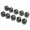 Ciro Black Diamond Cut Low Crown 1/4" Bolt Caps