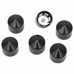 Ciro Black Painted Rocker Box Bolt Caps