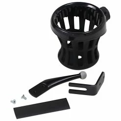 Ciro Black Drink Holder With Passenger Mount