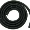 Drag Specialties Black Nylon Braided Fuel And Oil Hose, 1/4"