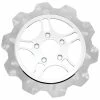 Lyndall Racing Brakes Lyndall Brakes Triangulum Crown Cut Chrome Front Brake Rotor