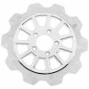 Lyndall Racing Brakes Lyndall Brakes 11 Spoke Crown Cut Chrome Front Brake Rotor