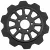 Lyndall Racing Brakes Lyndall Brakes 11 Spoke Crown Cut Black Front Brake Rotor