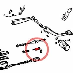 V-Twin Manufacturing Brake Plunger Assembly