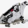 Performance Machine Chrome Direct Bolt-on 4 Piston Front Brake Caliper