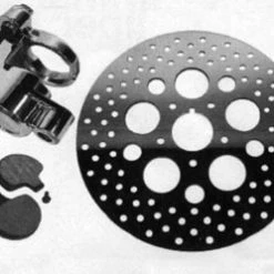 V-Twin Manufacturing 11-1/2" 1984-99 Chrome Left Side Front Caliper & Rotor Kit