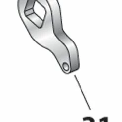 V-Twin Manufacturing Mechanical Brake Cross Shaft Lever