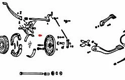V-Twin Manufacturing Mechanical Brake Pivot Stud