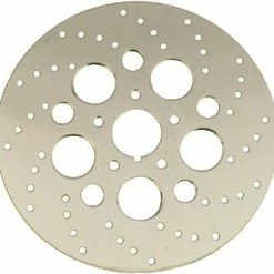 Pro-One Stainless 1-Piece Rotors With Directional Holes Front