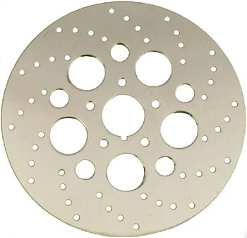 Pro-One Stainless 1-Piece Rotors With Directional Holes Front