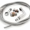 Goodridge +6" Stainless/Chrome Front Brake Line Kit