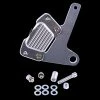 GMA FLH 10 Front FLH Brake Caliper And Bracket Brake Kit Classic Clear Annodized