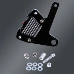 GMA FLH 10 Front FLH Brake Caliper And Bracket Brake Kit Classic Black