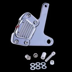 GMA FLH 10 Front FLH Brake Caliper And Bracket Brake Kit Classic Chrome