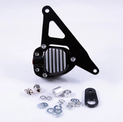 GMA 200E Front Single Disc Brake And Bracket FX & Sportster Models 1974-E77 Classic Black